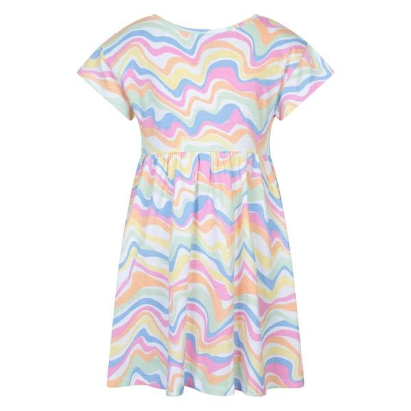 Mountain Warehouse Childrens/Kids Mountain Essentials Lora Wave Pattern Dress - Light Purple