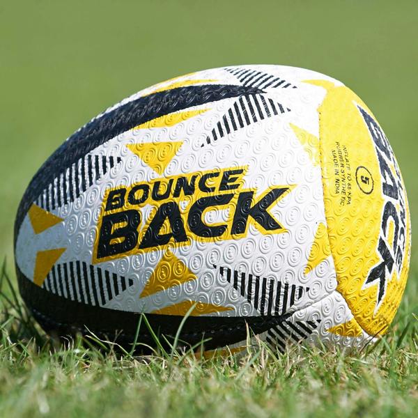 Rugby Bounce Back Solo Skills Ball – High-Grip Rebound Trainer - Optimum