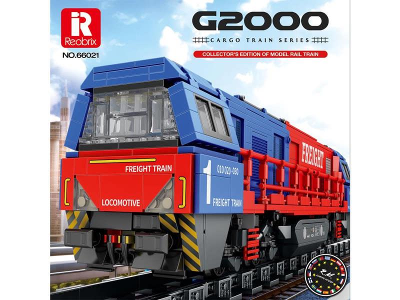 Reobrix European Diesel Locomotive 1980pc Construction Set