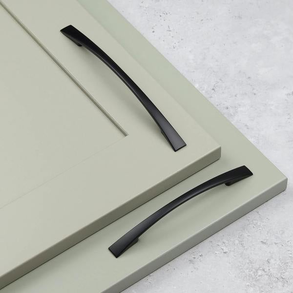 Handle & Home Matt Black Bow Handles