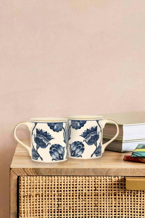 Rozi Fleur Collection Mugs (Set of 2)