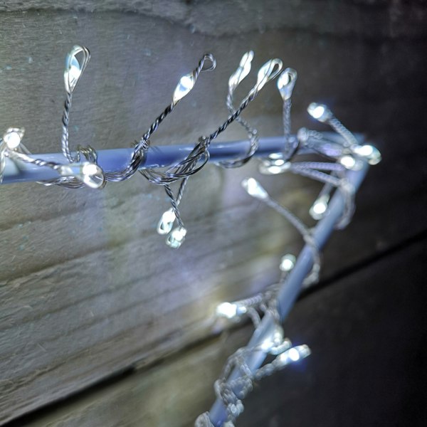Samuel Alexander 60cm Large Christmas Animated LED Star Silhouette 280 LED Outdoor Garden Decoration