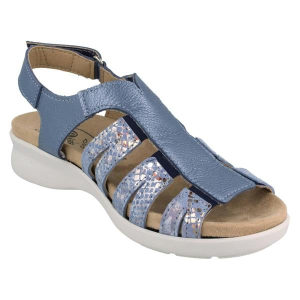 DB Shoes Ladies DB Wide Fit Stretch Sandal With A Removable Insole Treasure