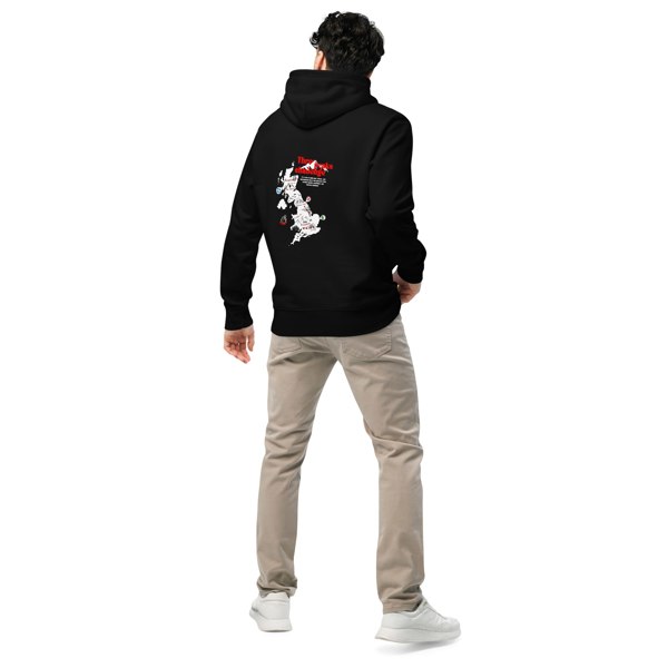 The Cotton London The Cotton Original Map Hoodie - Black