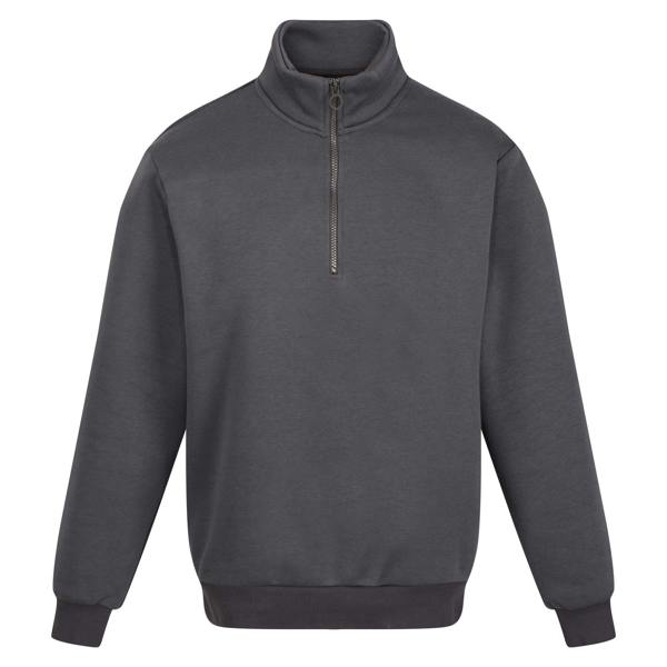 Regatta Professional Mens Quarter Zip Sweatshirt - Seal Grey - 