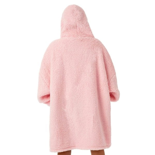 Barbie Womens/Ladies Sherpa Hoodie Blanket - Pink