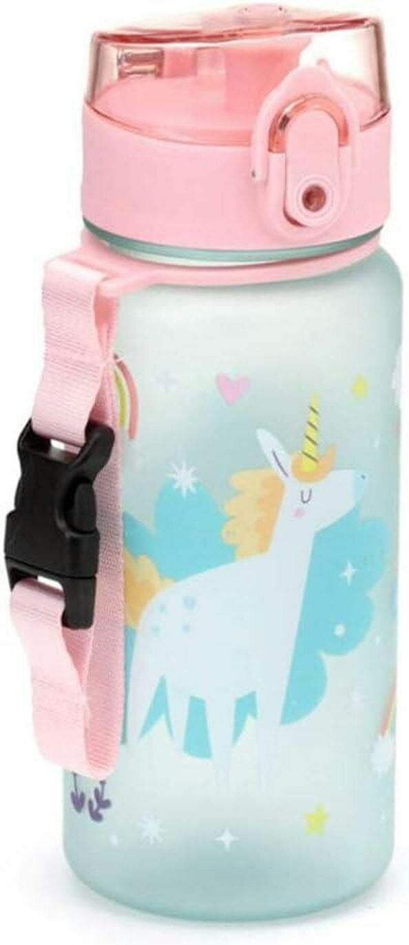 Puckator Unicorn Magic Pop Top Water Bottle with Infuser 350ml