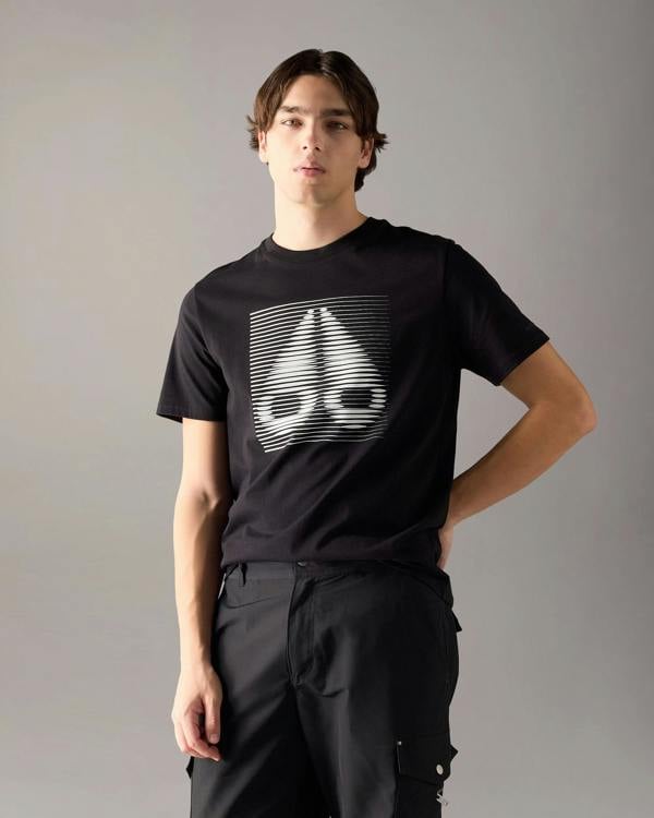 Moose Knuckles Raydaze Mens T-Shirt - Black 292