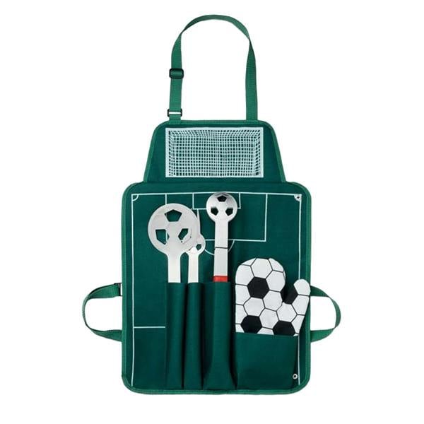 MidOcean Donau Bally Football BBQ Tool Set - Green - 