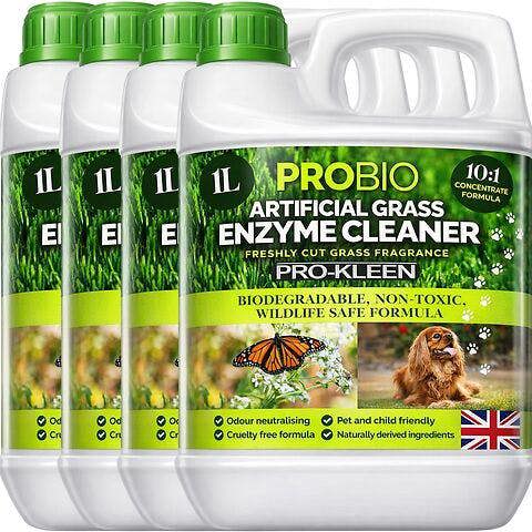 ProKleen Pro-Kleen ProBio Artificial Grass Cleaner Enzyme Based Deodoriser Odour Eliminator 4L Fresh Cut Grass