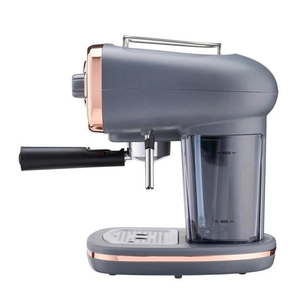 Cooks Professional Retro Espresso Machine | Grey / Copper