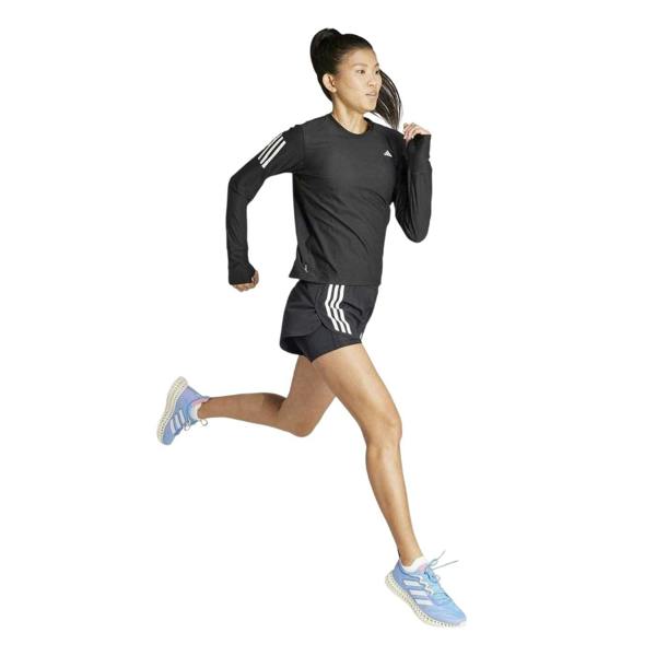 Adidas Womens/Ladies Own The Run Long-Sleeved Top - Black - 