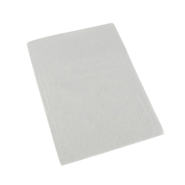 HOMESCAPES 100% Brushed Cotton Cot Flat Sheet, 100 x 150 cm