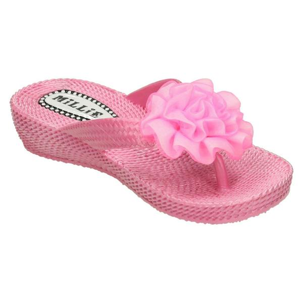 Girls Millie Jelly Style Toe Post Sandals