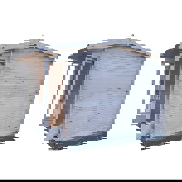 Shire Marlborough 10Gx10 Log Cabin 28mm interlock cladding - Best Shed