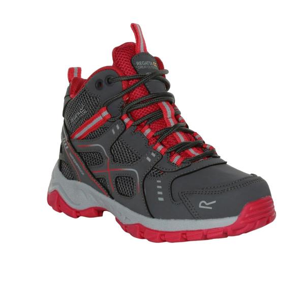 Regatta Childrens/Kids Vendeavour Walking Boots - Granite/Pink Potion