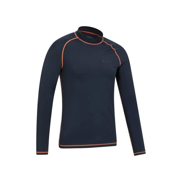 Mountain Warehouse Mens Long-Sleeved Rash Guard - Indigo - 