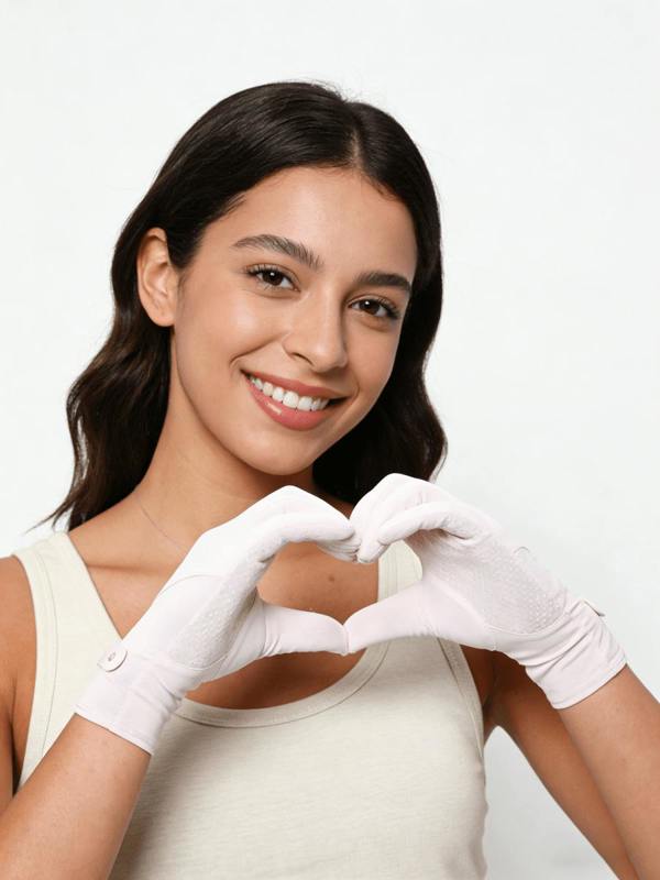 Anniou UPF 50+ Color-Block Anti-Slip Gloves
