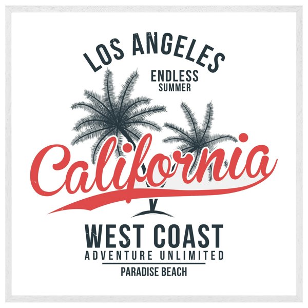 Benjamin Tate Design Cali west coast (Picture Frame)
