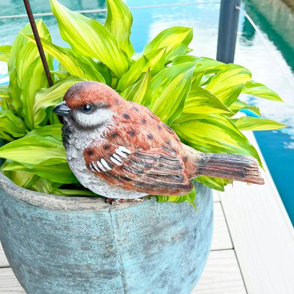 Farmwood Large Sparrow Bird Garden Ornament