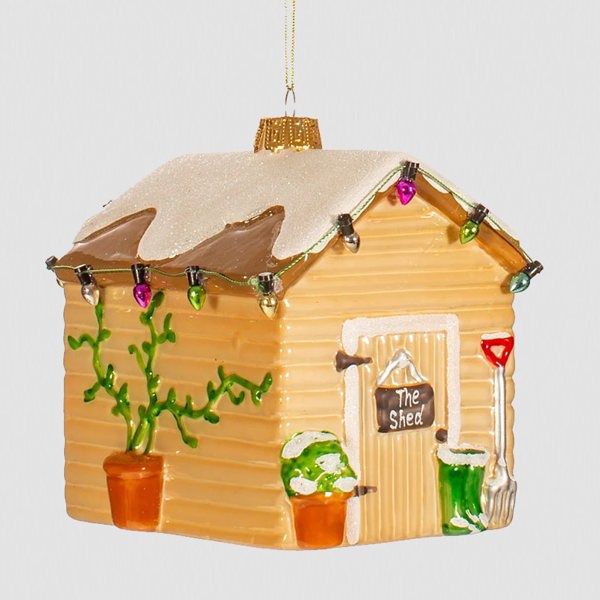 Garden Shed Bauble - A Festive Nod to Muddy Boots and Trowel Tales