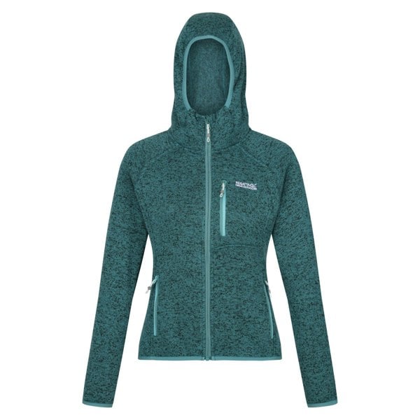 Regatta Women's Newhill Marl Hooded Fleece Jacket - Bristol Blue