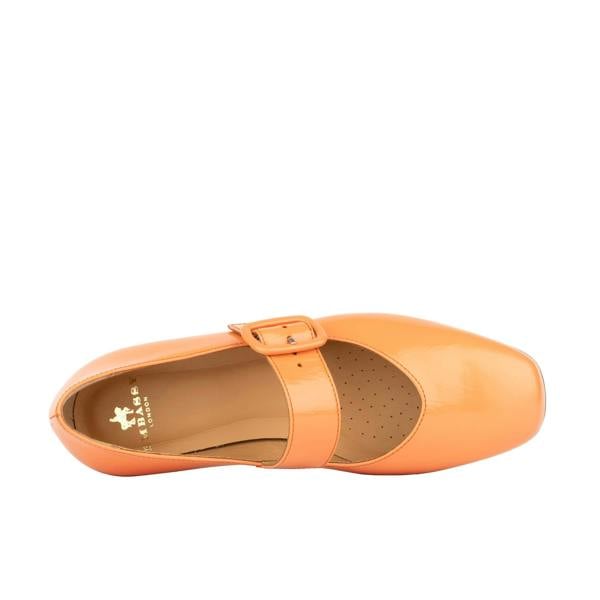 Embassy London Bliss - Coral & Rose - Women's block heel square toe patent leather Mary-Jane