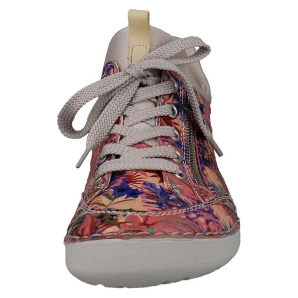 Rieker Ladies Rieker Ready2Go Slip On Jungle Print Trainers 52567