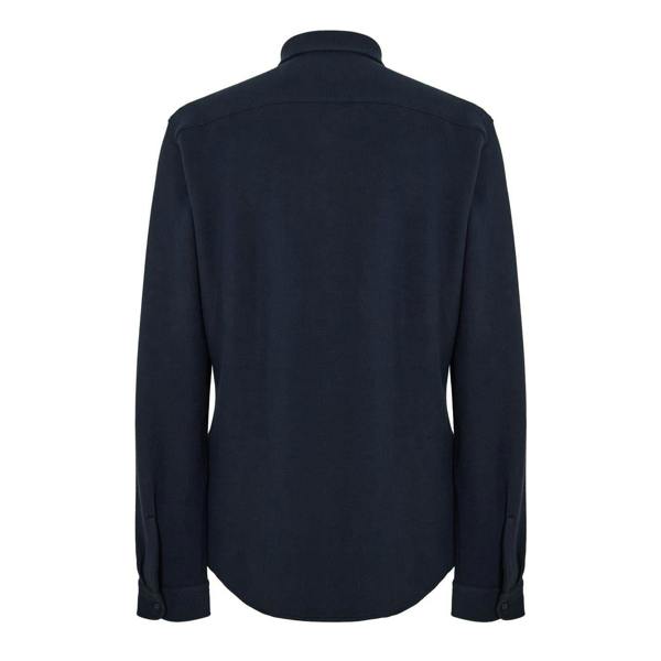 Boss Mens Embroidered Logo Collared Shirt - Blue - 