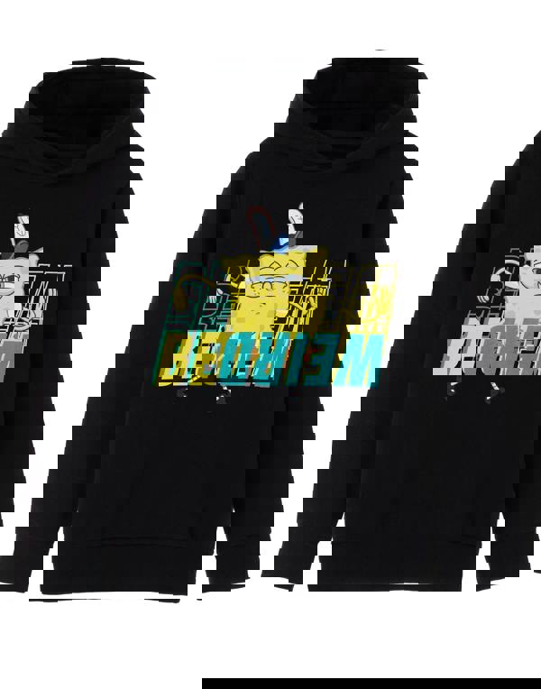 SpongeBob SquarePants Boys Black Be Weird Hoodie
