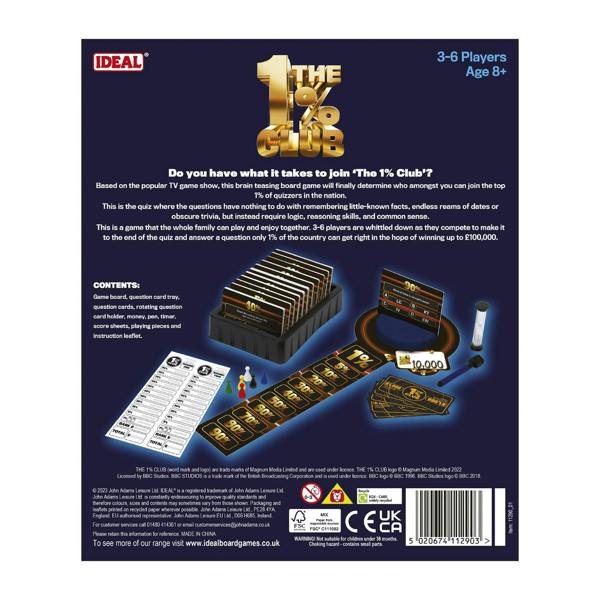 IDEAL The 1% Club Board Game