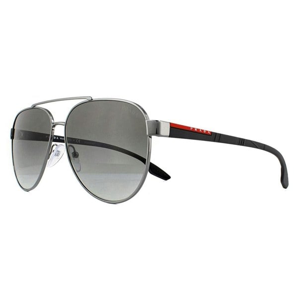 Prada Sport Sunglasses PS54TS 5AV3M1 Gunmetal Grey Gradient 58mm