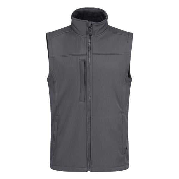 Regatta Mens Flux Softshell Body Warmer - Seal Grey/Seal Grey