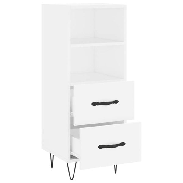 Berkfield Sideboard White 34.5x34x90 cm Engineered Wood