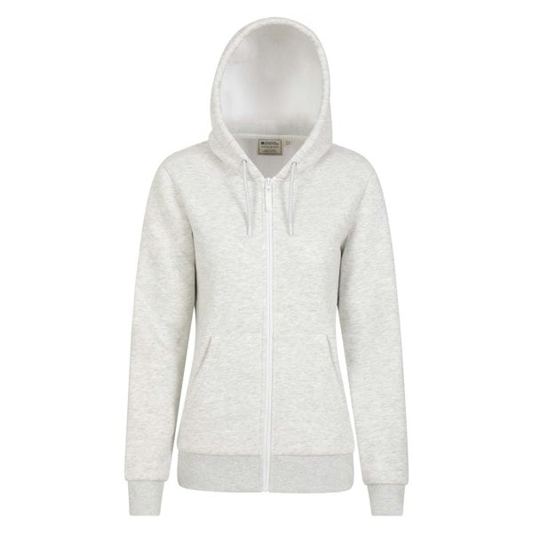 Mountain Warehouse Womens/Ladies Dalton Sherpa Lined Full Zip Hoodie - Light Grey