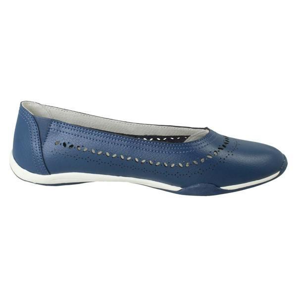 Down to Earth Ladies Down To Earth Slip On Casual Leather Shoes F80575