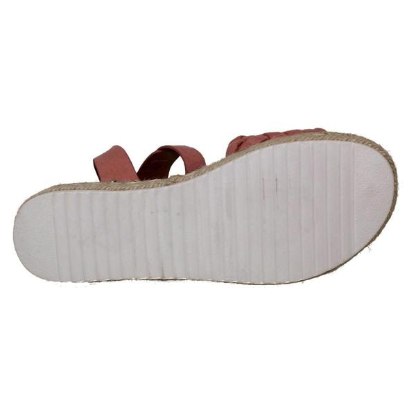 Spot On Ladies Spot On Wedge Flatform Sandals F12021