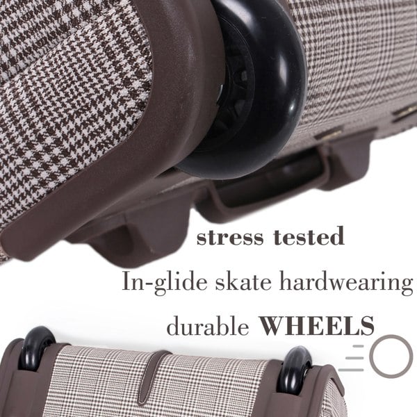 London Fog Camberley 15" Soft Shell Under Seat Cabin Case Wheeled Flight Luggage