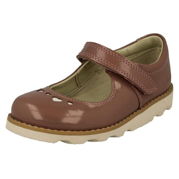 Clarks Girls Clarks  Heart Detailed Mary Jane Style Shoes Crown Jane