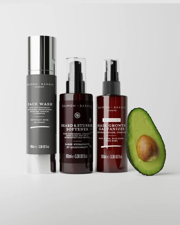Daimon Barber Beard Growth Trio