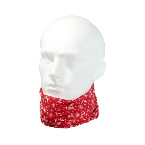 RUFFNEK® Deer Hearts Snood – soft and versatile neck warmer with a heart and deer print. Ideal for winter activities, walks and gifting.