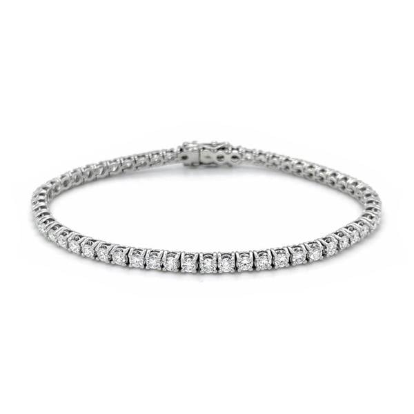 Sarah Layton Diamond Tennis Bracelet, 4.16ct Laboratory Grown - 9ct White Gold - BCW392LG9