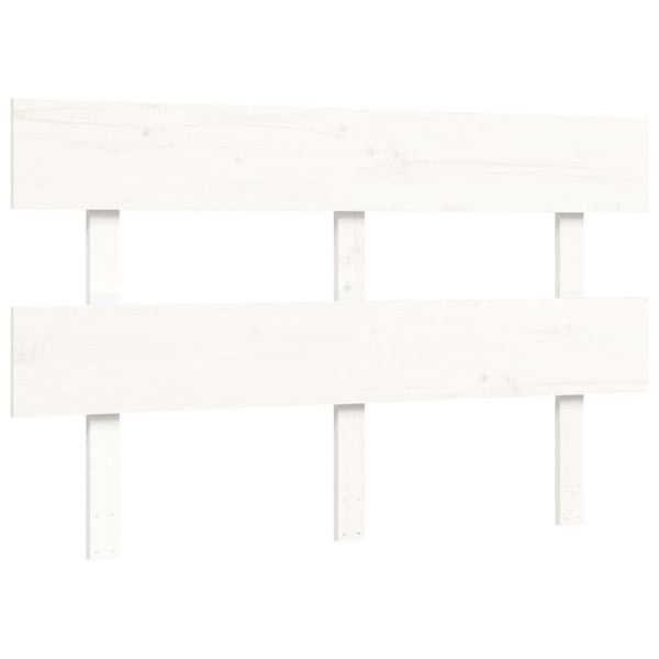 Berkfield Bed Frame with Headboard White 120x200 cm Solid Wood