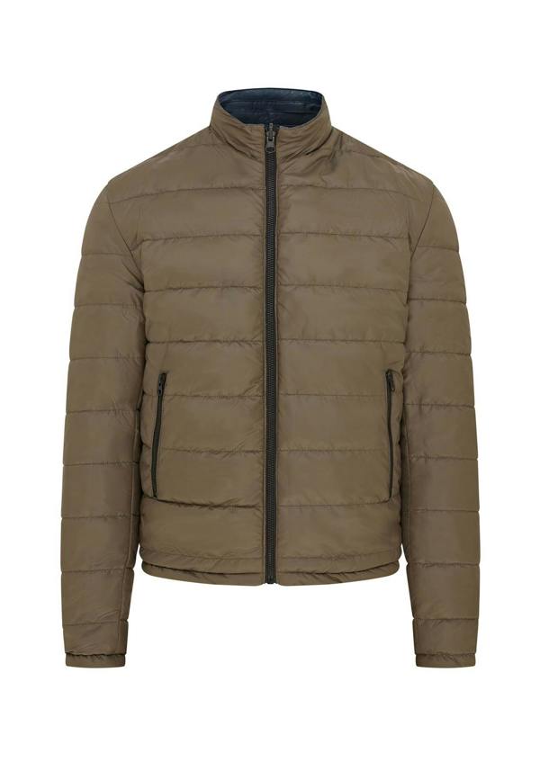Infinity Leather Mens Hooded Reversible Bomber Leather Jacket - Raufoss