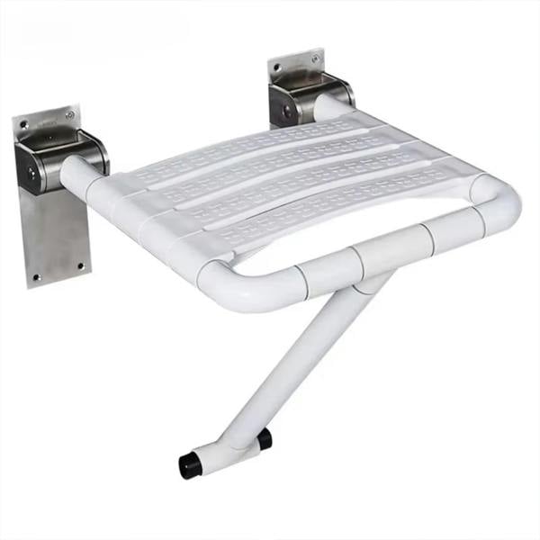 Havendro Wall Mount Foldable Shower Bench Flip-up Non Slip Bathroom Seat Stool