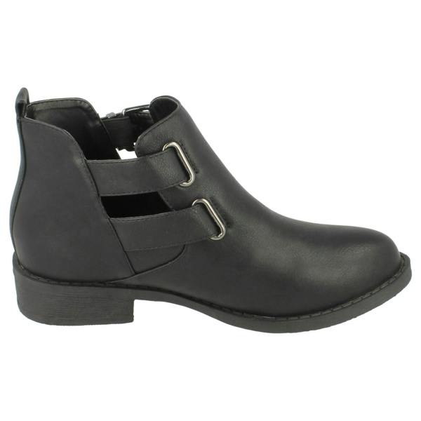 Spot On Girls Spot On Ankle Boots With Buckle Detail