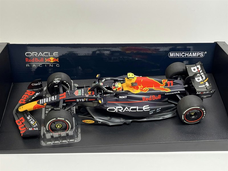 Minichamps Sergio Perez #11 Red Bull Racing RB19 Winner Saudi Arabian GP 2023 1:18 110230111