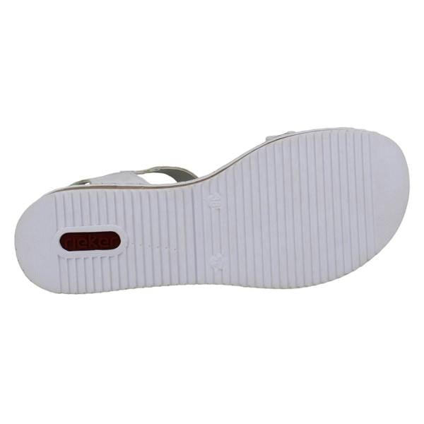 Rieker Ladies Rieker Strappy Crossover Wedge Sandals V3691