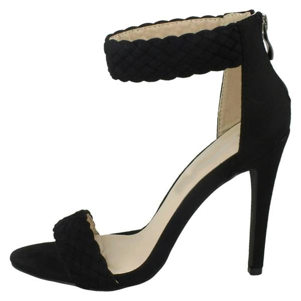 Anne Michelle Ladies Anne Michelle Braided Ankle Strap Sandals