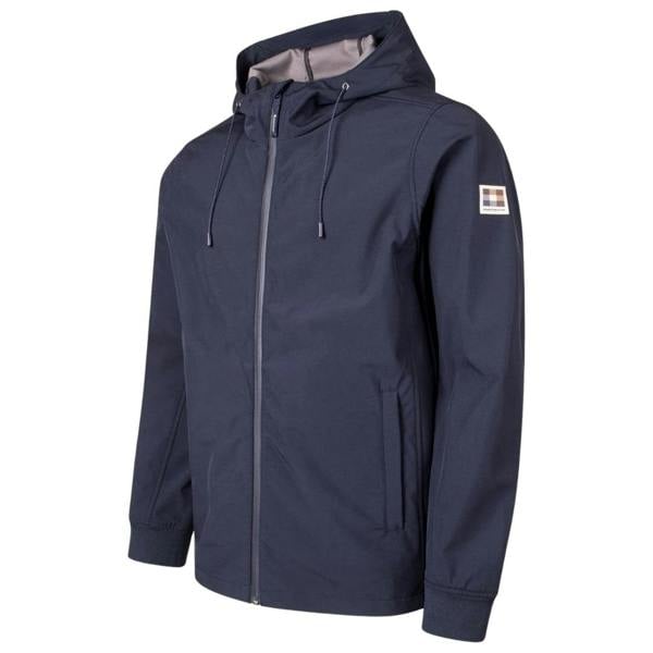 Aquascutum Active Shell Hybrid Hooded Jacket Navy S